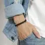 PJ Jewelry Personalized Customized Woven Cord Cremation Cube Urn Adjustable Bracelet Memorial Ashes Holder Keepsake