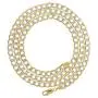 Nuragold 10k Yellow Gold 5.5mm Cuban Chain Curb Link Diamond Cut Pave Two Tone Pendant Necklace, Mens Womens Lobster Lock 18'' 20'' 22'' 24'' 26'' 28'' 30'' Nuragold 10k Yellow Gold 5.5mm Cuban Chain Curb Link Diamond Cut Pave Two Tone Pendant Necklace, Mens Womens Lobster Lock 18'' 20'' 22'' 24'' 26'' 28'' 30''