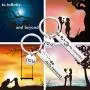 MAOFAED Couples Keychains I Love You to Infinity and Beyond Boyfriend Girlfriend Gift BFF Daughter Son Gift