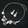 Vintage Statement Jewelry Set Bohemian Bib Necklace Earrings Prom Party Wedding Costume Accessories for Women Gifts