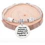 The Love Between a Father and Daughter is Forever Bracelet - Family Jewelry Gift - 10''