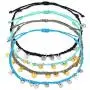 kelistom Waterproof Handmade Anklet Set for Women Bohemian Braided String Rope Bead Chain Ankle Bracelet Hawaii Adjustable Beach Foot Jewelry kelistom Waterproof Handmade Anklet Set for Women Bohemian Braided String Rope Bead Chain Ankle Bracelet Hawaii Adjustable Beach Foot Jewelry