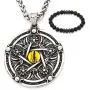 Gungneer Wiccan Pentagram Necklace Stainless Steel Pendant Keel Chain Protection Pentacle Jewelry for Men Women Gungneer Wiccan Pentagram Necklace Stainless Steel Pendant Keel Chain Protection Pentacle Jewelry for Men Women