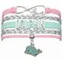HCChanshi Dolphin Bracelet Jewelry Infinity Love Cute Dolphin Jewelry Dolphin Gifts for Women, Girls, Men, Boys, Dolphin Lovers Gifts