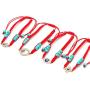 yfstyle Evil Eye Bracelets Good Luck Red String Kabbalah Bracelet for Men Women Hamsa Bracelet with Crystal Turquoise Charms Adjustable Protection Bracelet Gift for Boys Girls Pack of 2 Pcs
