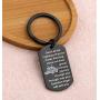 FUSTMW Truck Driver Gifts Keychain May Your Guardian Angel Ride with You Drive Safe Key Chain Long Distance Relationship Gift for Trucker Wife Couple Gifts for Him