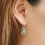 Boma Jewelry Sterling Silver Bird Teardrop Inlay Earrings Boma Jewelry Sterling Silver Bird Teardrop Inlay Earrings
