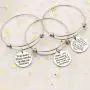 AGR8T Bangle Bracelets Teacher Appreciation Gift Teacher Day Women Jewelry Birthday Gift Stainless Steel 3PCS AGR8T Bangle Bracelets Teacher Appreciation Gift Teacher Day Women Jewelry Birthday Gift Stainless Steel 3PCS