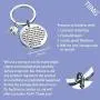 Best Friend Keychain Elephant Themed Gifts Farewell Keychain Friendship Keychain Thank You Gift for Family Friends