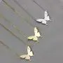 Joycuff 18K Gold Dainty Butterfly Necklaces for Women Tiny Pendant Cute Stainless Steel Jewelry Delicate Personalized Initial Charm Minimalist Necklace Joycuff 18K Gold Dainty Butterfly Necklaces for Women Tiny Pendant Cute Stainless Steel Jewelry Delicate Personalized Initial Charm Minimalist Necklace