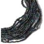 Shop LC Seed Bead Wooden Buckle Stretch Bracelet Multi Strand Layered Necklace Jewelry Set for Women 18''