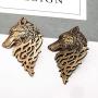 Vintage Personalized Wolf Head Brooch Fashion Unisex Animal Suit Collar Pin Buckle Broche Wolfhead Brooches Pins