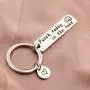 SEIRAA Motivational Quote Jewelry Punch Today in The Face Keychain Graduation Gift Self Care Gift for Her