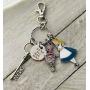 Alice in Wonderland Key Chain with Gift Packaging Alice in Wonderland Jewelry KeyChain Lover