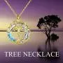 TOUPOP Mothers Day Gifts From Daughter 14K Gold Plated Tree of Life Necklace Sterling Silver Family Tree Pendant Jewelry Gifts for Mom Women Girls Birthday Mothers Day TOUPOP Mothers Day Gifts From Daughter 14K Gold Plated Tree of Life Necklace Sterling Silver Family Tree Pendant Jewelry Gifts for Mom Women Girls Birthday Mothers Day