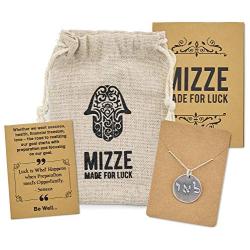 Positive Energy Coin Amulet Pendant in Sterling Silver on 19.5'' Box Chain Necklace with Spring Ring Clasp for Men and Women