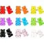 18 Pairs Plastic Post Earrings Cute Bear Earring Set Pendant Earrings for Women 18 Pairs Plastic Post Earrings Cute Bear Earring Set Pendant Earrings for Women