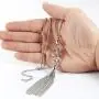 Double Crystal Long Tassels Sweater Chain Pendant Necklace Mother Gift Jewelry 32'' Double Crystal Long Tassels Sweater Chain Pendant Necklace Mother Gift Jewelry 32''