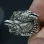 Raven Ring for Men, Norse Viking Raven Ring, Celtic Odin Raven Totem Amulet Ring, Vintage Crow Couple Ring, Punk Animal Bird Jewelry Gift for Men Boys Raven Ring for Men, Norse Viking Raven Ring, Celtic Odin Raven Totem Amulet Ring, Vintage Crow Couple Ring, Punk Animal Bird Jewelry Gift for Men Boys