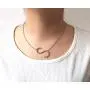 HUAN XUN Initial Necklace Alphabet Letter Charm Necklaces Jewelrys Name A to Z HUAN XUN Initial Necklace Alphabet Letter Charm Necklaces Jewelrys Name A to Z
