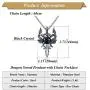 Xusamss Punk Titanium Steel Wing Dragon Crystal Pendant Sword Necklace,24inches Link Chain Xusamss Punk Titanium Steel Wing Dragon Crystal Pendant Sword Necklace,24inches Link Chain