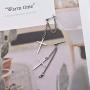 Cross Dangle Drop Earrings with Chain Minimalist Earrings for Women Men Jewelry for Women Girls Family Friends Gifts