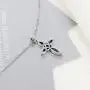 925 Sterling Silver Infinity Love Cross Celtic Knot Pendent Necklace, Rolo Chain 18''