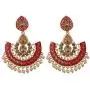 Efulgenz Indian Bollywood Antique Gold Tone Wedding Faux Pearl Crystal Rhinestone Dangle Chandbali Earrings Jewelry Set Efulgenz Indian Bollywood Antique Gold Tone Wedding Faux Pearl Crystal Rhinestone Dangle Chandbali Earrings Jewelry Set
