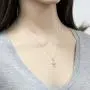Sterling Silver Dove Cross Pendant Necklace Sterling Silver Dove Cross Pendant Necklace