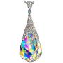 Kate Lynn Gifts for Her Valentines Day Colorful Droplets Pendant Necklaces for Women Crystal Jewelry for Teen Girl Daughter 17.5''+2.0'' with Gift Box, Soft Cloth