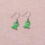 POTIY Awareness Ribbon Jewelry Green Awareness Ribbon Earrings Gallbladder Cancer Gift Mental Health Awareness Bipolar Disorder Awareness Earrings for Women