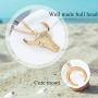 Jeweky Boho Layered Necklace Gold Horns Long Necklaces Pendant Chain Choker Jewelry for Women and Girls