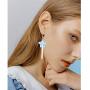 DAMLENG 5 Pairs Funny Cute Resin Colorful Star Lollipop Drop Earring Handmade Candy Simulation Food Dangle Earring for Women Girl Exaggerated Trend Style Jewelry