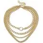 Fuqimanman2020 Gold Punk Layered Chunky Chain Necklace Lightweight Multilayer Statement Collar Necklace for Women Girls Jewelry Fuqimanman2020 Gold Punk Layered Chunky Chain Necklace Lightweight Multilayer Statement Collar Necklace for Women Girls Jewelry