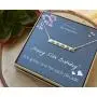 EFYTAL 50th Birthday Gifts for Women, 925 Sterling Silver Five CZ Bar Necklace For Her, 5 Decade Jewelry 50 Years Old