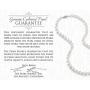 THE PEARL SOURCE AAA Quality Round White Freshwater Cultured Pearl Necklace for Women with Magnetic Clasp