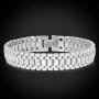 U7 Jewelry Men Wrist Chain Bracelet Stainless Steel Gold Plated Heavy Thick Link Chain Bracelet for Men Women, Husband Gift,Width Choice 12/15mm,Length 7-9 Inch, with Gift Box