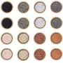6 Pairs Women Crystal Stud Earrings Hypoallergenic Geometry Shiny Druzy Ear-ring Men boys Fashion Jewelry for girls