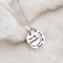 KUIYAI Godmother Goddaughter Necklace Forever My Friend Crescent Moon Necklace