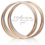 Stainless Steel Gold Rose Gold Silver Bangle Bracelets for Women Cuff Stacking Bracelets