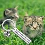 CYTING Cat Keychain Pet Owner Rescue Jewelry Cat Lover/Mom/Lady Gift Theres Nothing Like Coming Home to A Loved One and Hearing Them Meow