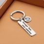 HOLLP Sobriety Keychain Recovery Gift Stronger Than Your Addiction AA Gift NA Gift Addiction Recovery Keychain Sober Birthday Gift