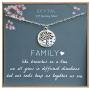 EFYTAL Grandma Gifts, 925 Sterling Silver Family Tree of Life Necklace, Mothers Day Jewelry Gift Ideas