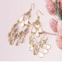 Waterfall Design Multi Layered & Tiered Chandelier Dangle Drop Statement Earrings