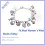 BEKECH Classic Movie Themed Vintage Bracelet TV Movies Show Charm Movie Series Multiple Charms Bracelet Costume Horror Jewelry Gifts for Fans