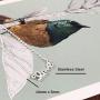 Ballari Womens Delicate Love Pendant Necklace, Silver Stainless Steel Love Word Necklace for Women, Simple Silver Love Choker Chain