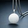 UMtrade Religious Jewelry Men Women Stainless Steel Muslim Allah Islam Round Pendant Necklace