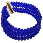 Nigerian Wedding African Beads Royal Blue Bridal Jewelry Sets LCF032 Nigerian Wedding African Beads Royal Blue Bridal Jewelry Sets LCF032