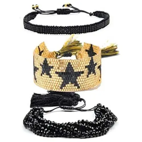 BALIBALI Miyuki Seed Beads Bracelet Evil Eye Star Lips Bracelet Cuff Women Bangle Hot Summer Charms Loom Woven Jewelry BALIBALI Miyuki Seed Beads Bracelet Evil Eye Star Lips Bracelet Cuff Women Bangle Hot Summer Charms Loom Woven Jewelry