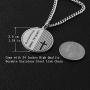 HZMAN Tennis Racket Medal Necklace Pendant, I CAN DO All Things Strength Bible Verse Stainless Steel Chain